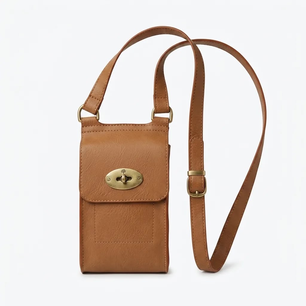 Antique Leather Phone Bag