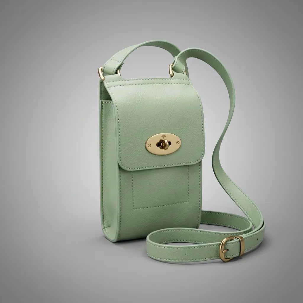 Antique Leather Phone Bag