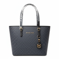 Lacivert MK Monogram Tote Bag