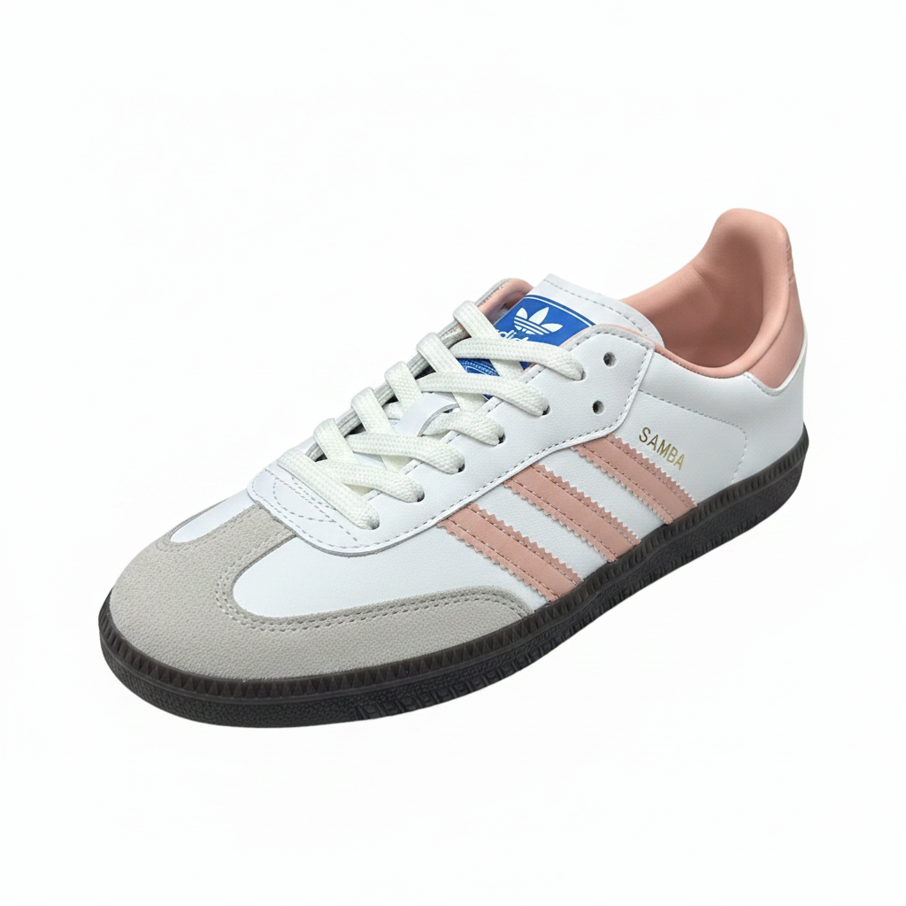 Beyaz/Pembe Adidas Samba