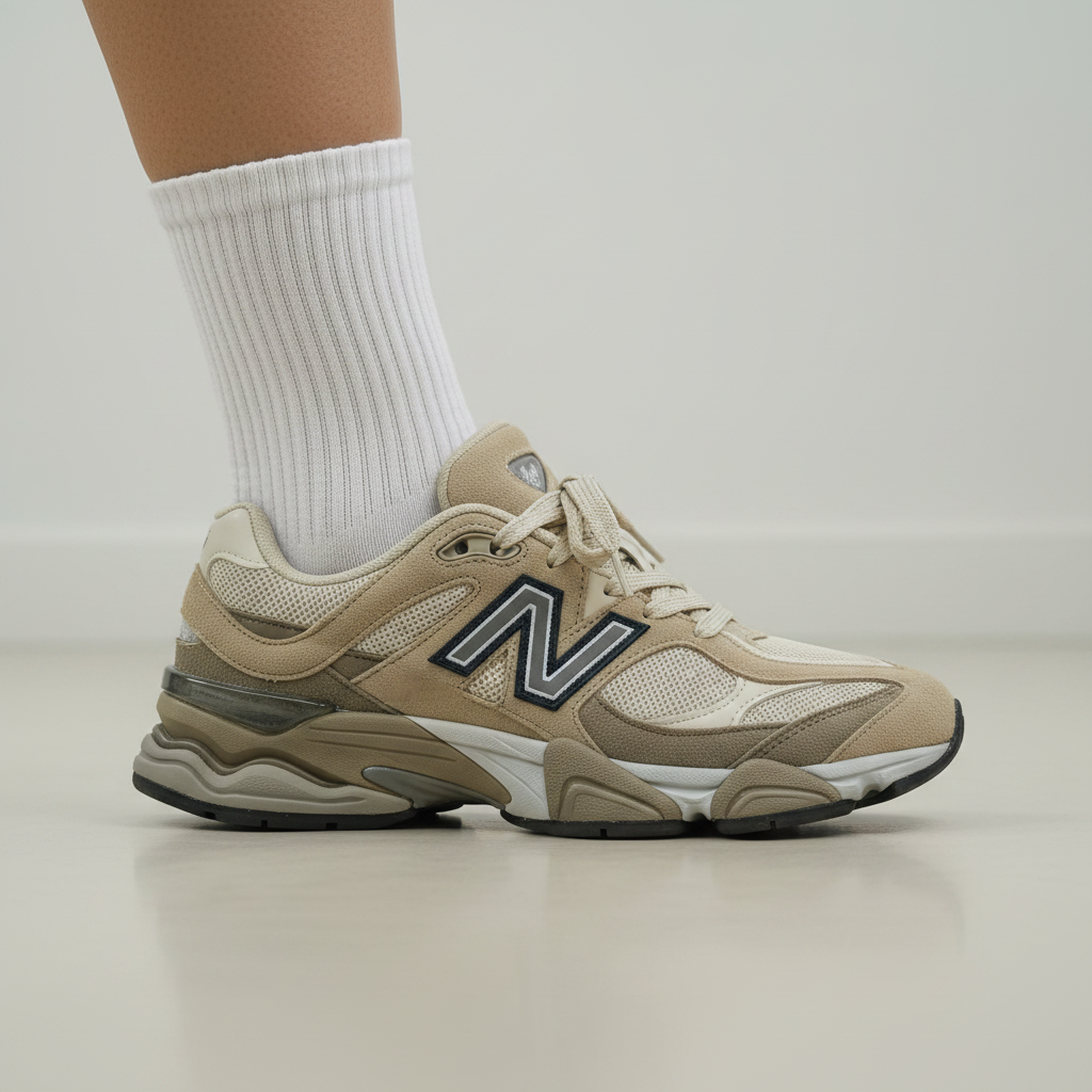 New Balance 9060 Bej Kum - Ayakta