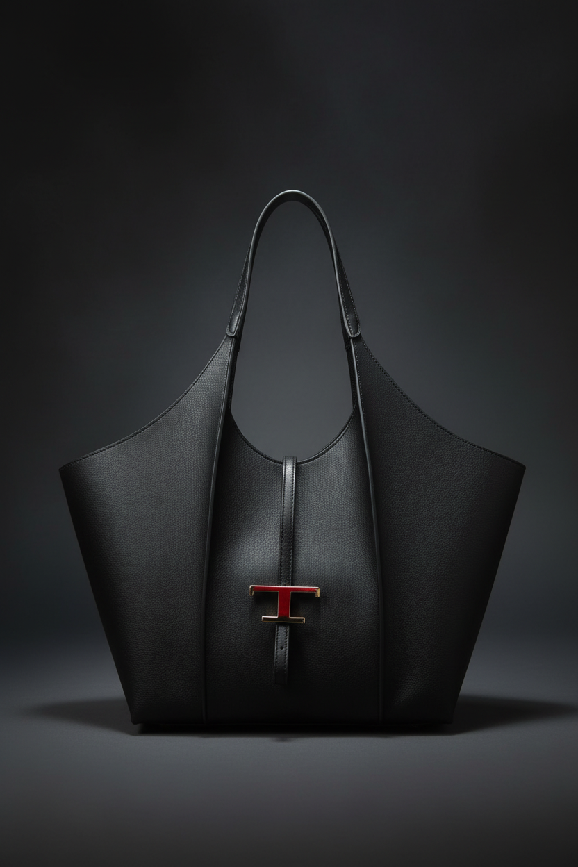T-Bar Tote Çanta - Siyah Vitrin
