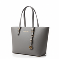 Gri Saffiano Deri Tote Bag