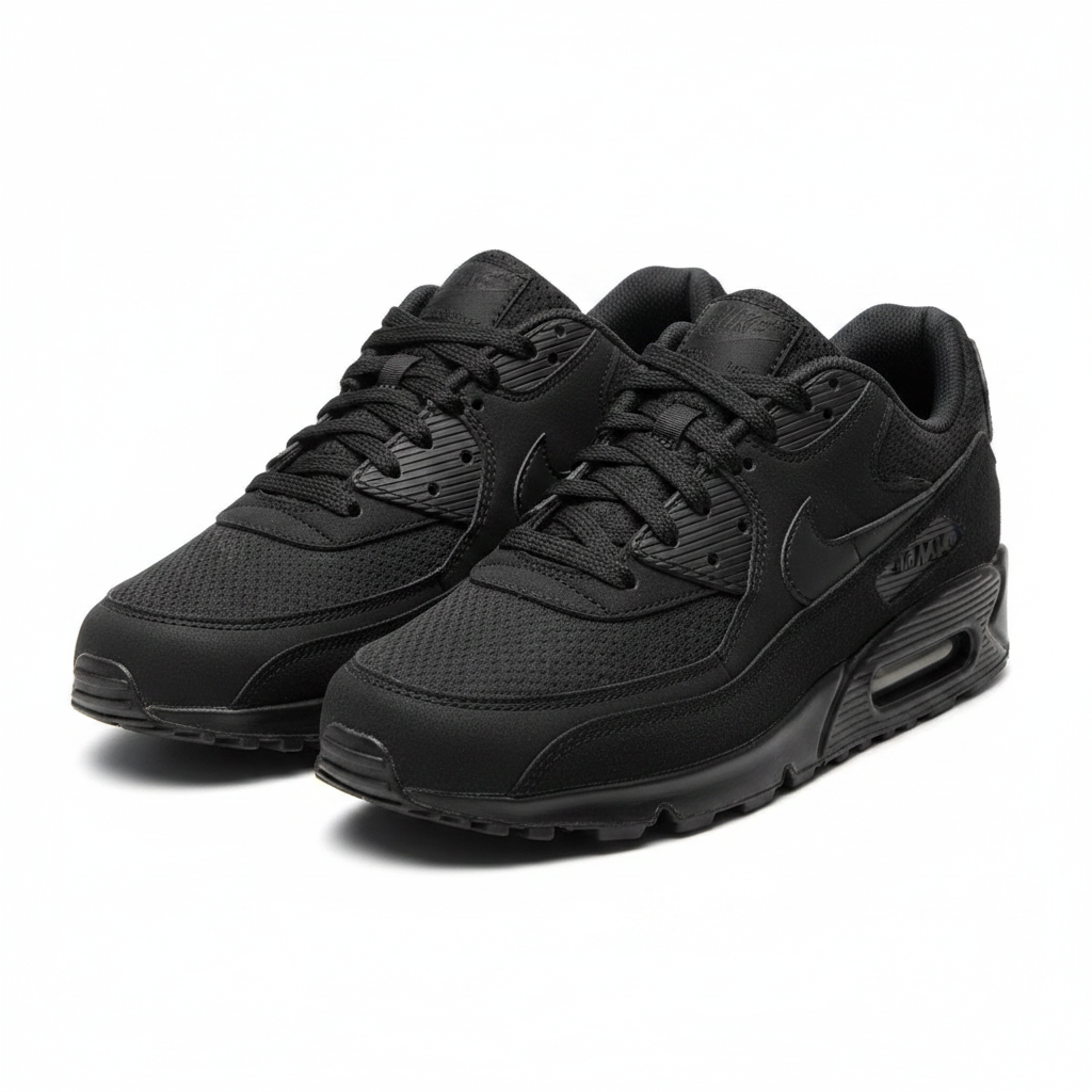 Siyah Nike - Beyaz Fon